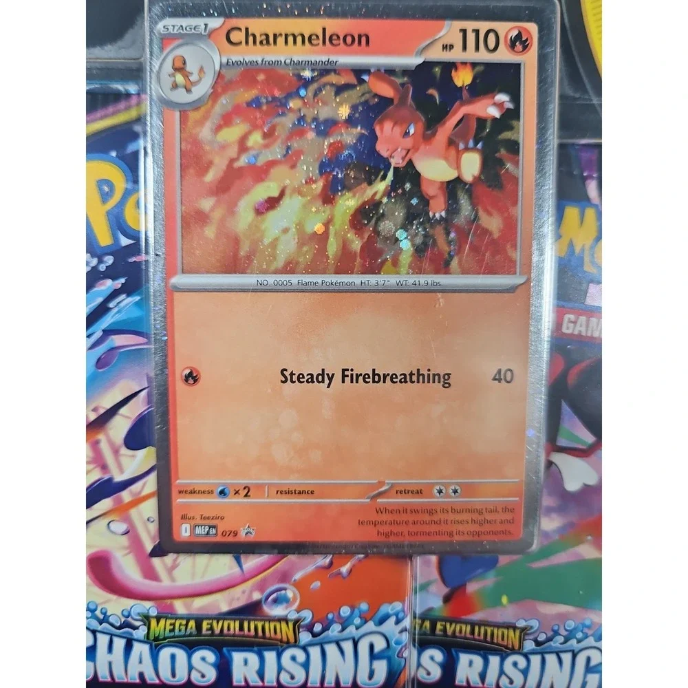 (3) X Charmeleon Promo 3-Packs Blister Chaos Rising Mega Evolution Pokemon TCG